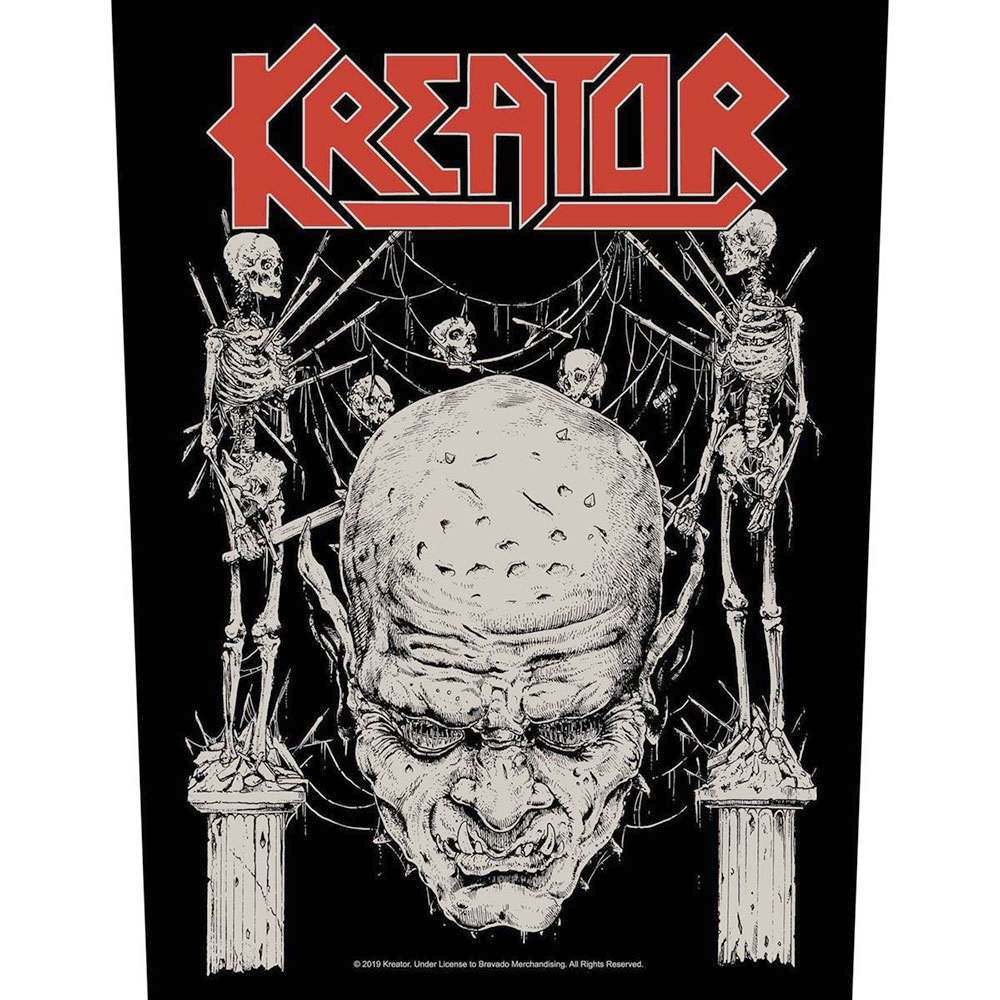 Kreator - Skull & Skeletons Rugpatch - Zwart